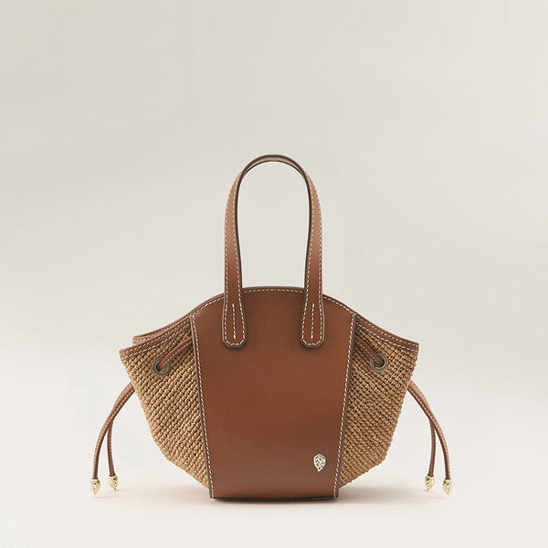 Piaf Tote With Raffia