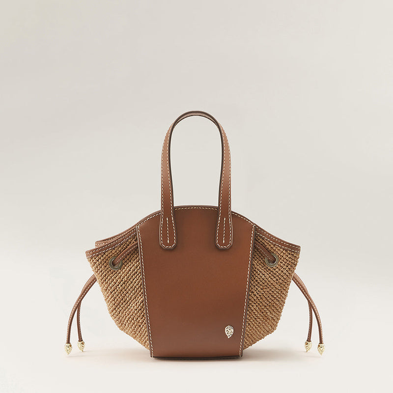 Piaf Tote With Raffia