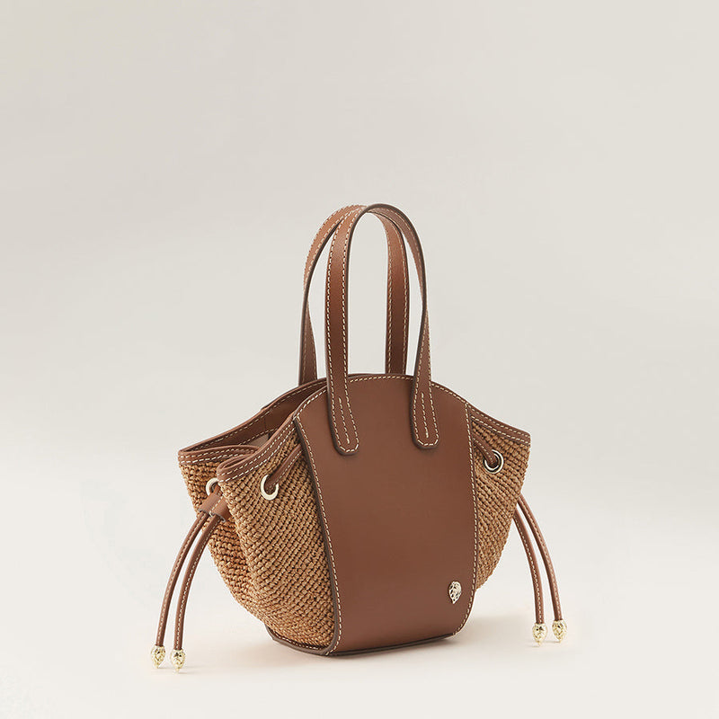 Piaf Tote With Raffia