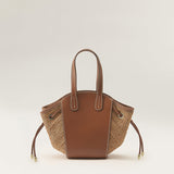 Piaf Tote With Raffia