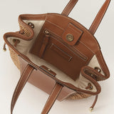 Piaf Tote With Raffia
