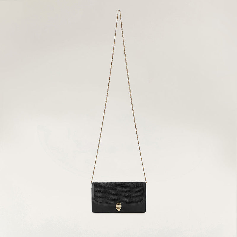 Adelie Wallet With Raffia