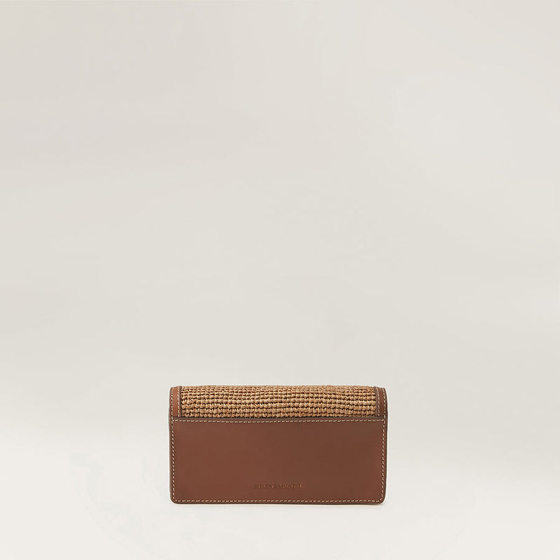 Adelie Wallet With Raffia