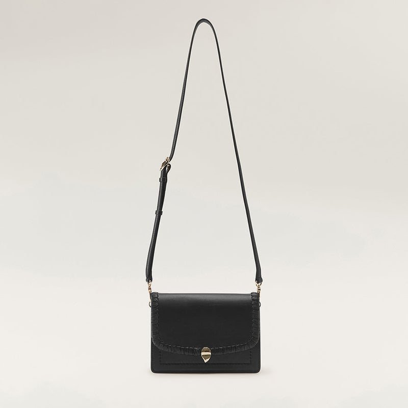 Dauphine Crossbody With Raffia