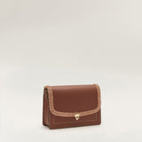 Dauphine Crossbody With Raffia