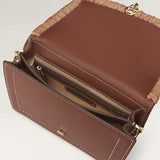 Dauphine Crossbody With Raffia