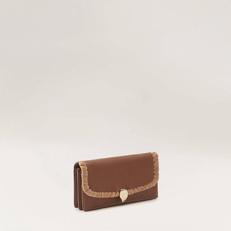 Blisse Wallet With Raffia