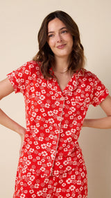 Cece Pima Knit Capri Set