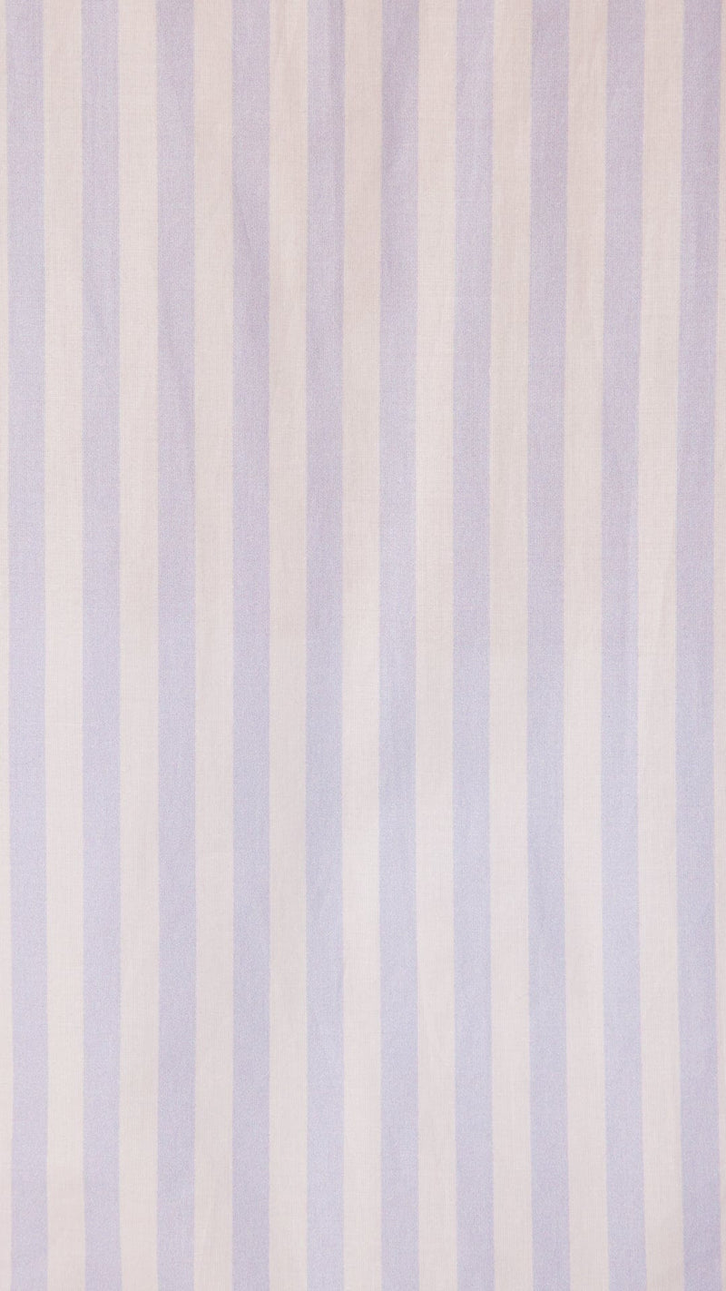Classic Stripe Luxe Pima Long-Sleeved Pajama - Blue