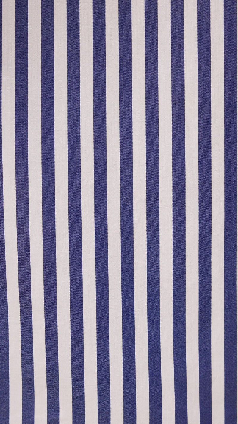 Classic Stripe Luxe Pima Pajama - Navy