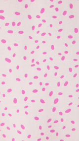 Confetti Dot Pima Knit Simple Short Set - Orchid