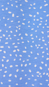 Confetti Dot Pima Knit Short-Sleeved Simple Set - Provence