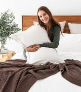 Plait Cable Knit Throw