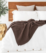 Plait Cable Knit Throw