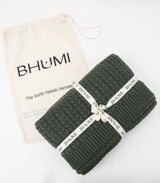Plait Cable Knit Throw