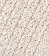 Plait Cable Knit Throw