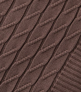Diamond Braid Knit Throw