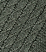 Diamond Braid Knit Throw