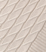 Diamond Braid Knit Throw