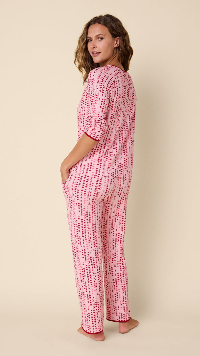 Dreamy Hearts Pima Knit Simple Set