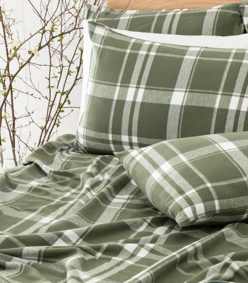 Flannelette Sheet Set - Plaid