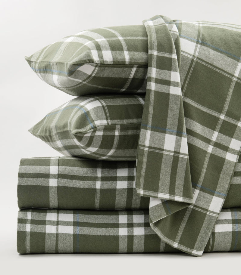 Flannelette Sheet Set - Plaid