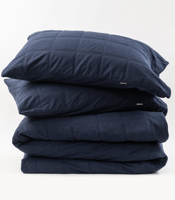 Jersey Quilt Cover Set - Quilted
