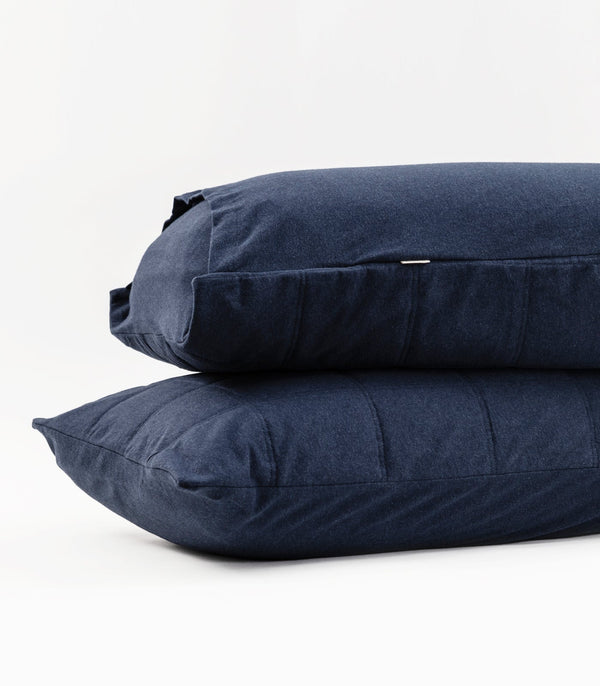 Jersey Pillow Cases (pair) - Quilted
