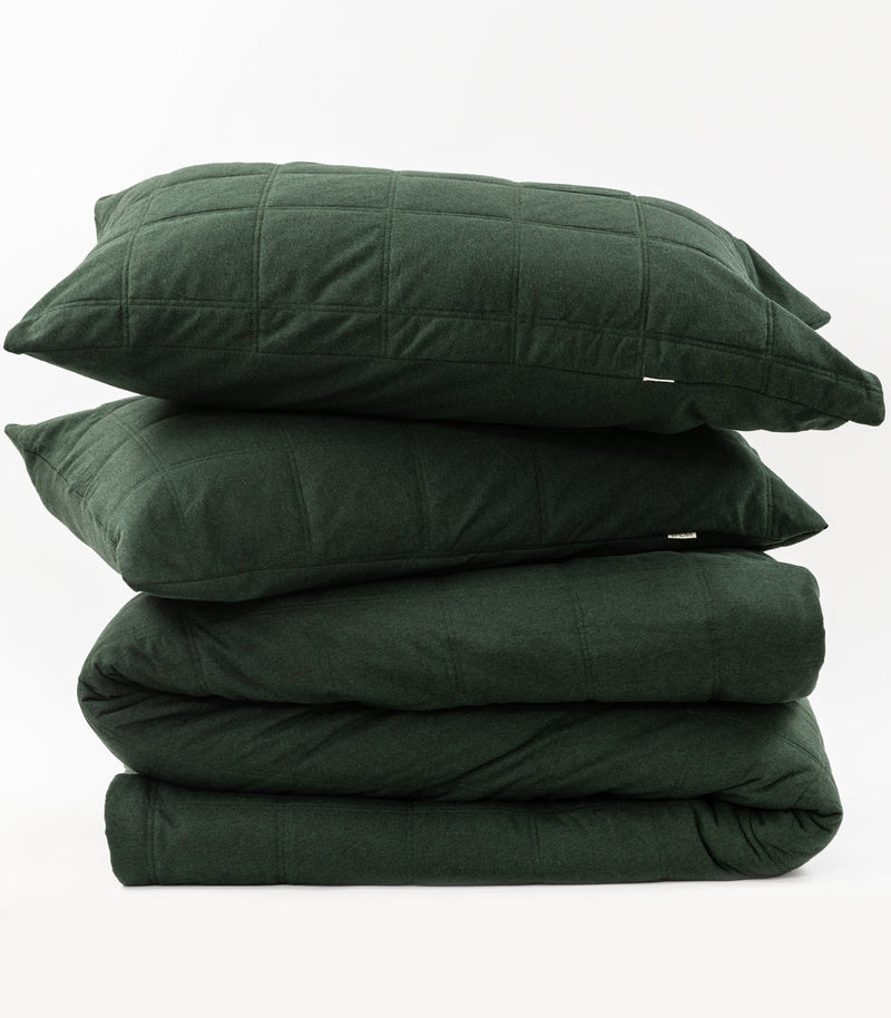 Jersey Quilt Cover Set - Quilted