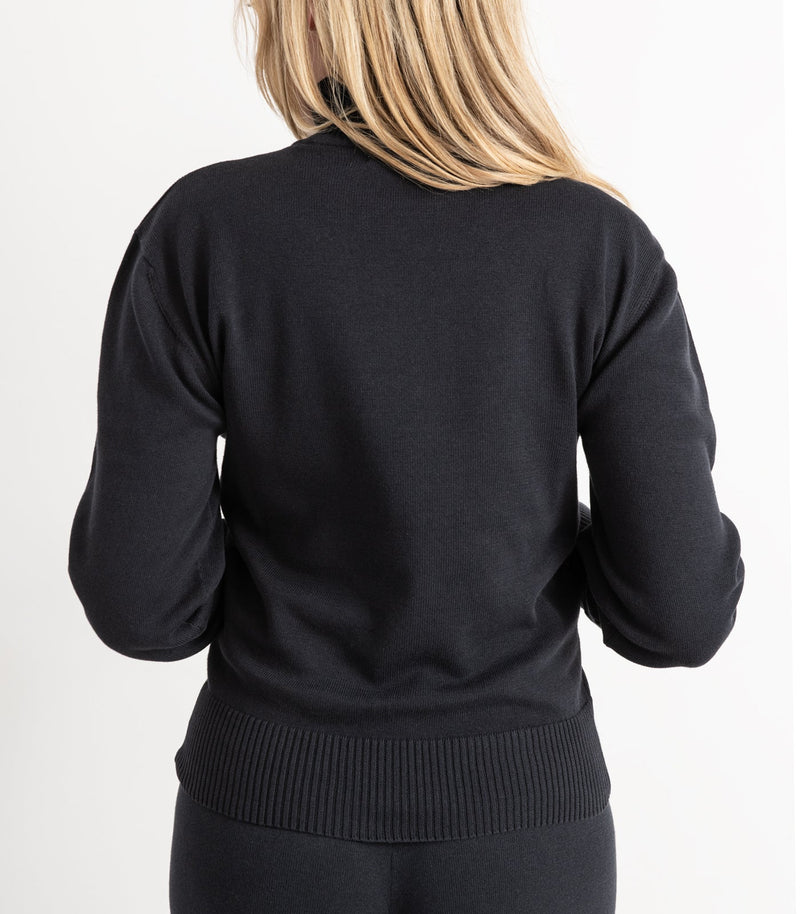 Fine Knit High Neck Jumper