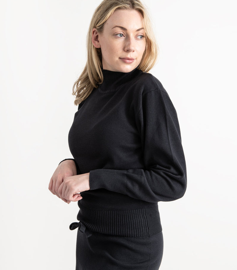 Fine Knit High Neck Jumper