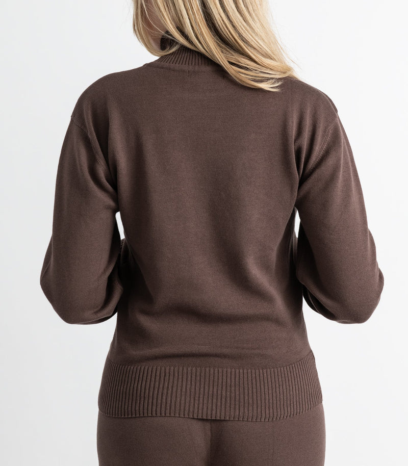 Fine Knit High Neck Jumper