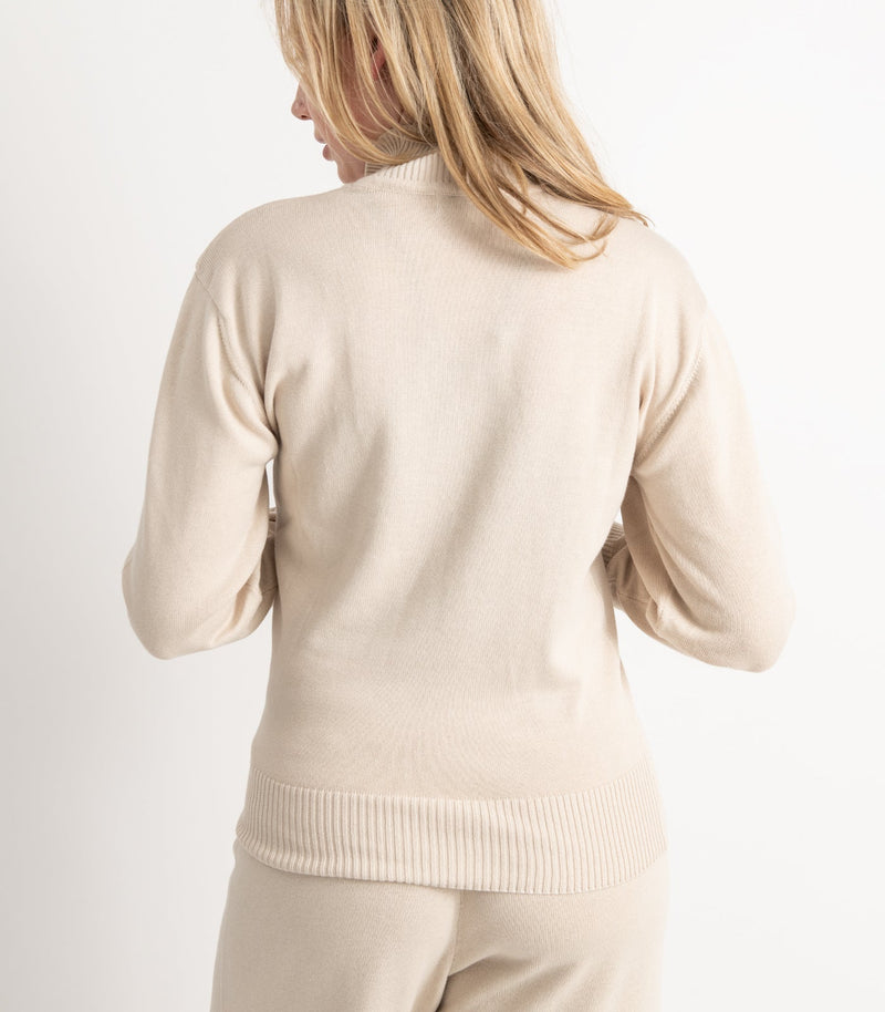 Fine Knit High Neck Jumper