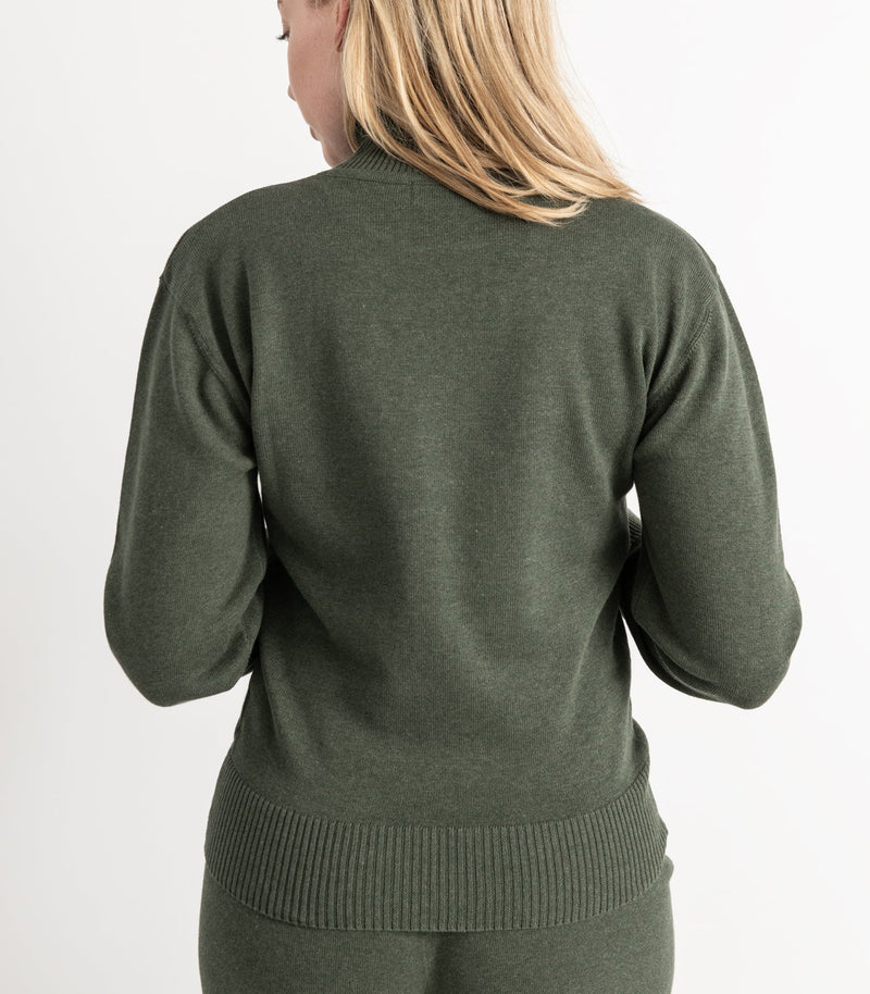 Fine Knit High Neck Jumper