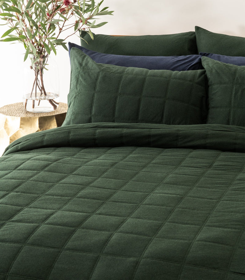 Jersey Quilt Cover Set - Quilted