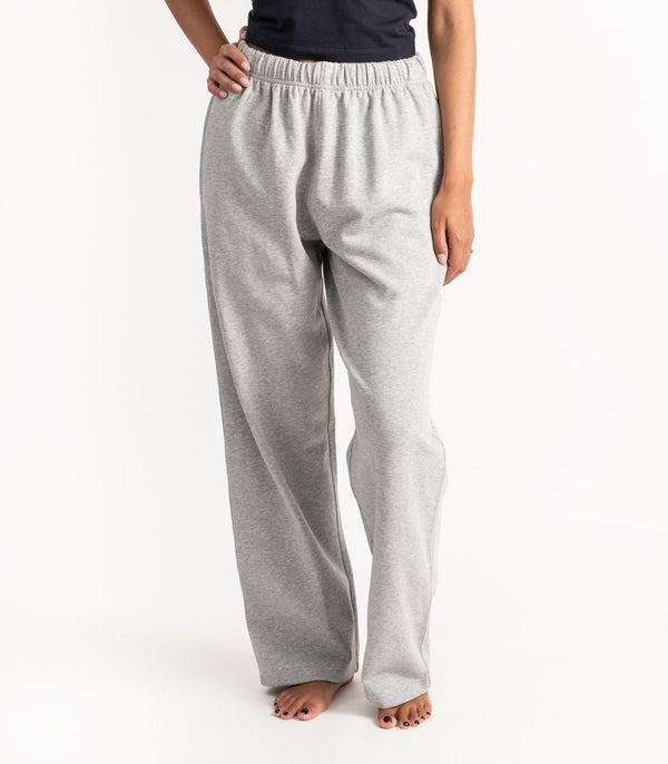 Wide Leg Track Pant - Fleece