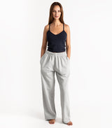 Wide Leg Track Pant - Fleece