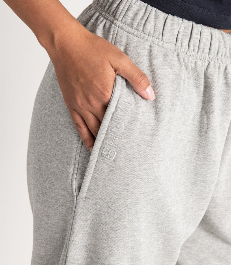 Wide Leg Track Pant - Fleece
