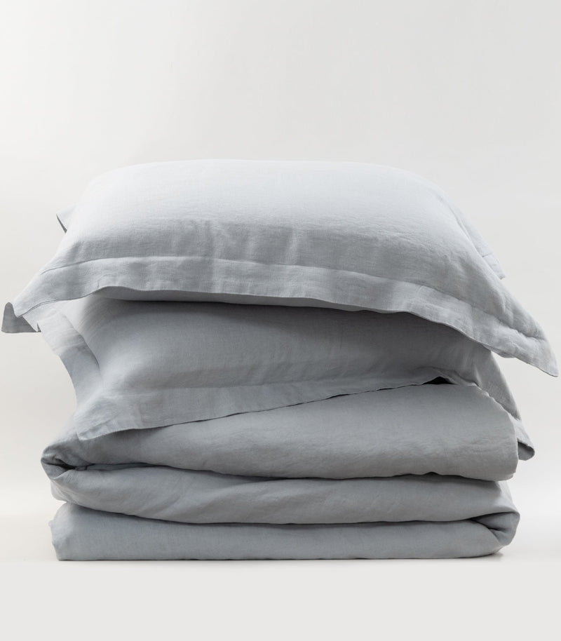 Linen Plain Quilt Cover Set