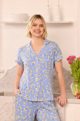 Marguerite Pima Knit Capri Set