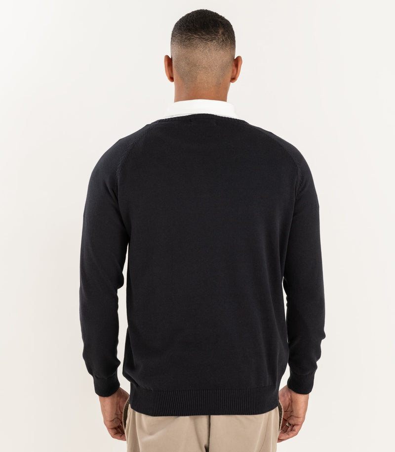 Fine Knit Round Neck Sweater