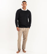 Fine Knit Round Neck Sweater