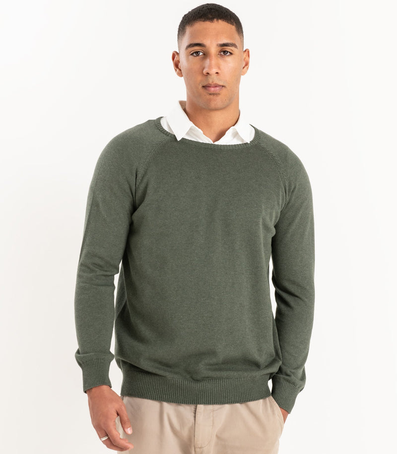 Mens Fine Knit Round Neck Sweater (3 pack)