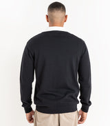 Fine Knit V-Neck Sweater