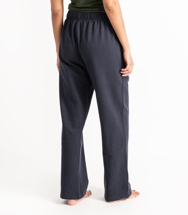 Wide Leg Track Pant - Fleece