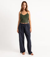 Wide Leg Track Pant