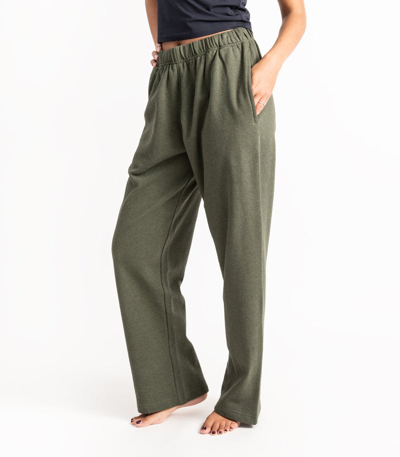 Wide Leg Track Pant - Fleece - New Arrival