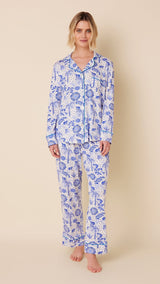 Palmera Pima Knit Long-Sleeved Pajama