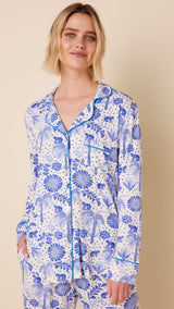 Palmera Pima Knit Long-Sleeved Pajama