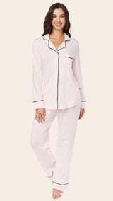Classic Pima Knit Pajama - Powder Pink